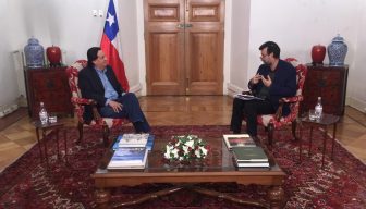 Revive En Persona · Cristián Warnken junto al Ministro del Interior, Víctor Pérez